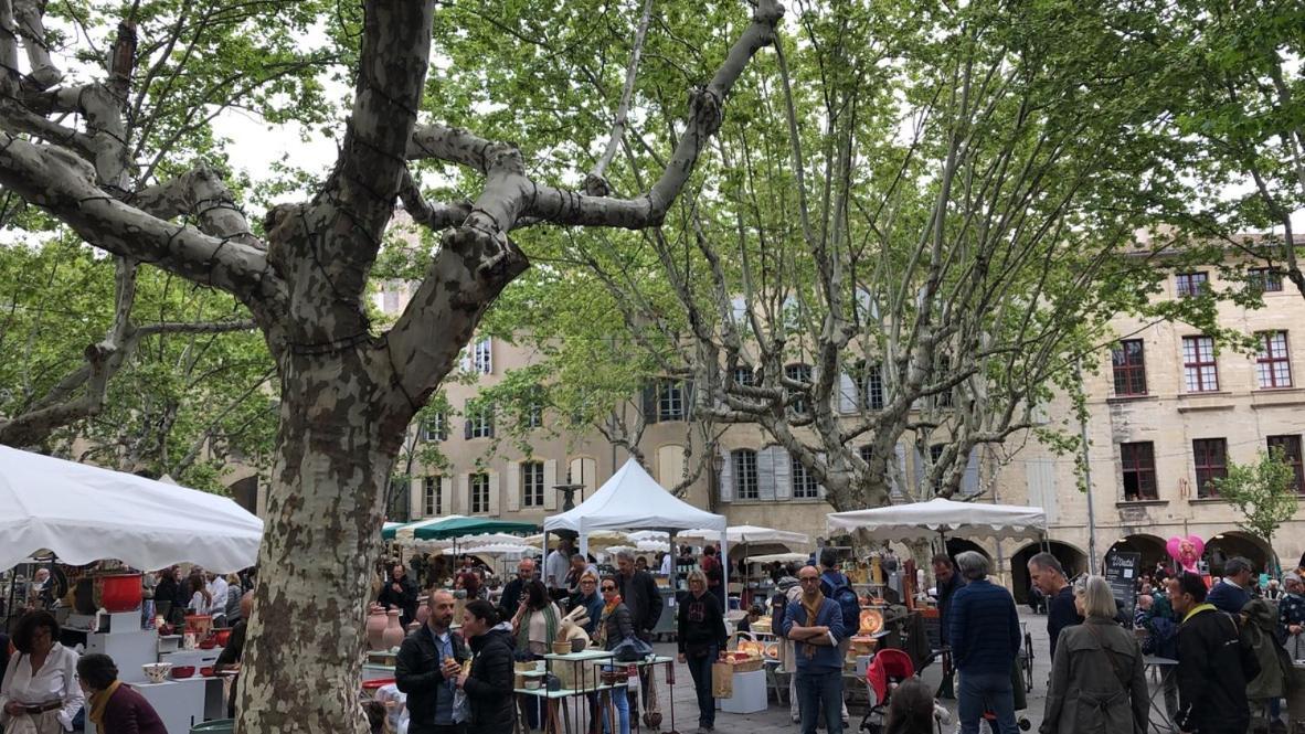 Uzes A Pied, Appartement Dans Cadre D'Exception Екстер'єр фото